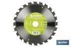 Mitre saw blade | Suitable for cutting wood and metal | Available in different teeth: 24, 28 and 32 | Available in different sizes - Cofan