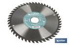 Mitre saw blade | Wood cutting disc with tips | Hard metal tipped saw blade | Available with different number of teeth and in various sizes - Cofan