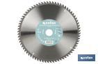 Mitre saw blade | Wood cutting disc with tips | Hard metal tipped saw blade | Available with different number of teeth and in various sizes - Cofan