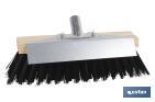 SWEEPING BRUSH + METAL SCRAPER 40CM