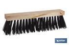 BROSSE BALAYEUSE | LARGEUR DE 40 CM | AVEC DES FIBRES DURES EN PVC