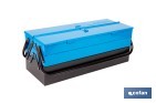 Cajas de herramientas metálica con 5 compartimentos - Cofan