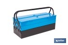 Cajas de herramientas metálica con 5 compartimentos - Cofan