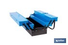Cajas de herramientas metálica con 5 compartimentos - Cofan