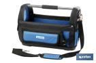 Open tote tool bag with external and internal pockets | Maximum load capacity of 20kg - Cofan