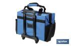 Tool bag on sturdy wheels with multiple pockets | Size: 45 x 24 x 42cm - Cofan