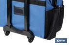 TROLLEY de ferramentas com vários bolsos e rodas resistentes | Dimensões: 45 x 24 x 42 cm - Cofan