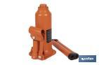 Hydraulic bottle jack | Maximum capacity of 4, 12 and 20 tonnes | High-quality and resistant steel - Cofan