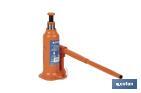 Hydraulic bottle jack | Maximum capacity of 4, 12 and 20 tonnes | High-quality and resistant steel - Cofan