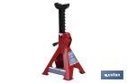 Caballete gato para taller en 2, 3 y 6 toneladas | Altura regulable | Fabricado en acero resistente al paso del tiempo - Cofan
