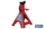 Caballete gato para taller en 2, 3 y 6 toneladas | Altura regulable | Fabricado en acero resistente al paso del tiempo - Cofan