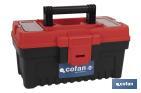 Caixa de ferramentas semi-profissional com fechos ABS | Disponível em vários tamanhos - Cofan