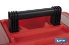 Caixa de ferramentas semi-profissional com fechos ABS | Disponível em vários tamanhos - Cofan