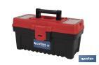 Caixa de ferramentas semi-profissional com fechos ABS | Disponível em vários tamanhos - Cofan