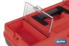 Caixa de ferramentas semi-profissional com fechos ABS | Disponível em vários tamanhos - Cofan