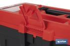 Caixa de ferramentas semi-profissional com fechos ABS | Disponível em vários tamanhos - Cofan