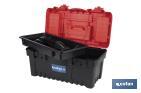 Caixa de ferramentas semi-profissional com fechos ABS | Disponível em vários tamanhos - Cofan