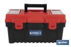 Caixa de ferramentas semi-profissional com fechos ABS | Disponível em vários tamanhos - Cofan