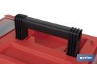 Caixa de ferramentas semi-profissional com fechos ABS | Disponível em vários tamanhos - Cofan