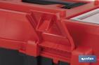 Caixa de ferramentas semi-profissional com fechos ABS | Disponível em vários tamanhos - Cofan