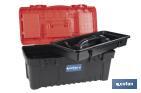 Caixa de ferramentas semi-profissional com fechos ABS | Disponível em vários tamanhos - Cofan