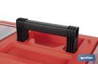 Caixa de ferramentas semi-profissional com fechos ABS | Disponível em vários tamanhos - Cofan