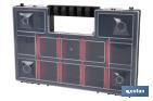Organiser case with compartments for small parts | Available in three different sizes - Cofan