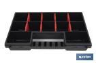 Organiser case with compartments for small parts | Available in three different sizes - Cofan