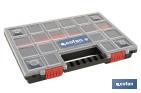 Organiser case with compartments for small parts | Available in three different sizes - Cofan