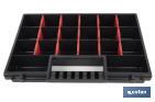 Organiser case with compartments for small parts | Available in three different sizes - Cofan