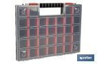 Organiser case with compartments for small parts | Available in three different sizes - Cofan