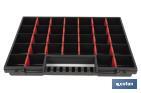 Organiser case with compartments for small parts | Available in three different sizes - Cofan