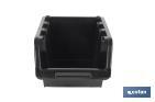 Casier noir empilable | Accès facile aux produits | Plusieurs dimensions et capacités - Cofan