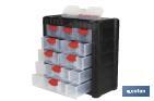 Armoire à 9 tiroirs pour l'organisation d'outils et de petites pièces | Deux dimensions différentes - Cofan