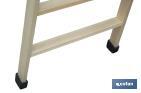 Escaleras de Madera Dobles de Alta Resistencia | Diferentes tamaños y alturas | Seguridad garantizada - Cofan