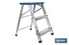 3-STEP FOLDING STEP STOOL | MATERIAL: ALUMINIUM | MAXIMUM LOAD: 150 KILOS