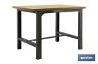 Table de travail en acier | Résistante et polyvalent | Couleur anthracite | Disponible en plusieurs dimensions - Cofan