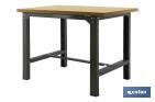 Steel workbench | Resistant and versatile | Anthracite | Available in different sizes - Cofan