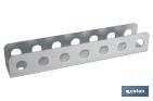 Support pour tournevis | Convient pour panneau d'outils | Matériau : acier galvanisé | Longueur : 220 mm - Cofan