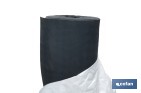 Rollo de suelo de caucho | Diseño de círculos | Antideslizante | 10 m de largo, 3 mm de grosor | Disponible en diferentes anchos - Cofan