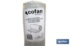 Rollo de suelo de caucho | Diseño de círculos | Antideslizante | 10 m de largo, 3 mm de grosor | Disponible en diferentes anchos - Cofan