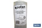 Rollo de suelo de caucho | Diseño de círculos | Antideslizante | 10 m de largo, 3 mm de grosor | Disponible en diferentes anchos - Cofan