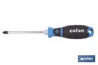 DESTORNILLADOR PHILLIPS CON HEXÁGONO DIN ISO 8764-1 MODELO GRIPFORCE | PUNTA MAGNÉTICA Y MANGO ANTIDESLIZANTE | DISPONIBLE EN DIFERENTES TAMAÑOS