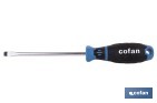 DESTORNILLADOR PLANO DIN 5265 MODELO GRIPFORCE | PUNTA MAGNÉTICA Y MANGO ANTIDESLIZANTE | DISPONIBLE EN DIFERENTES TAMAÑOS