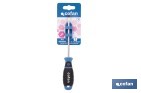 Destornillador plano electricista DIN 5265 modelo Gripforce | Punta magnética y mango antideslizante | Disponible en diferentes tamaños - Cofan