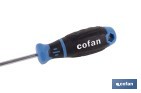 Destornillador Torx inviolable modelo Gripforce | Punta magnética y mango antideslizante | Disponible en diferentes tamaños - Cofan