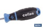 Destornillador Spanner doble punta modelo Gripforce | Punta magnética y mango antideslizante | Disponible en diferentes tamaños - Cofan