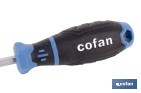 Destornillador Tri-wing modelo Gripforce | Punta magnética y mango antideslizante | Disponible en diferentes tamaños - Cofan
