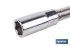 Destornillador flexible de vaso hexagonal hembra Gripforce | Punta magnética y mango antideslizante | Disponible en diferentes tamaños - Cofan