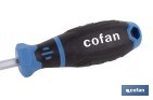Destornillador rígido para puntas de 1/4" modelo Gripforce| Cambio rápido de puntas y mango antideslizante - Cofan